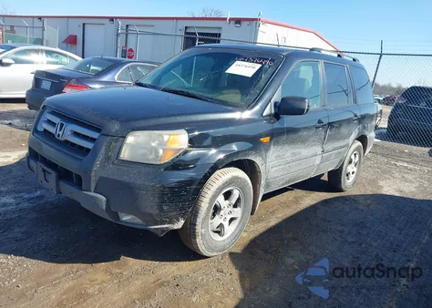 2007 Honda Pilot Ex-L z USA, uszkodzony, nr VIN 2HKYF18627H523078